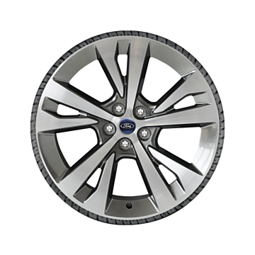Ford Explorer (08/2019 - ..) alloy wheel with winter tire 20", 5 x 2-spoke design, silver