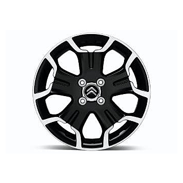 Citroën alloy wheel Bellone 17" 4-holes black