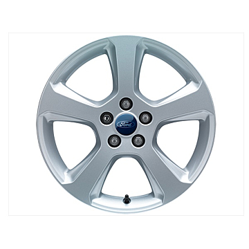 Ford Mondeo (09/2014 - ..) alloy wheel 17" 5-spoke design, Sparkle silver