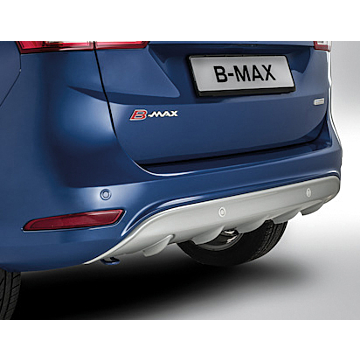 Ford B-MAX (2012 - 2018) skid plate rear bumper silver