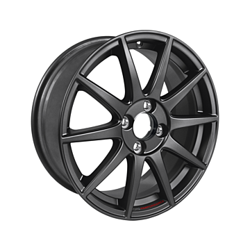 Ford Fiesta (07/2017 - 2023) alloy wheel 18" lightweight forged wheel with Ford Performance logo, 10-spoke design, Magnetite matte