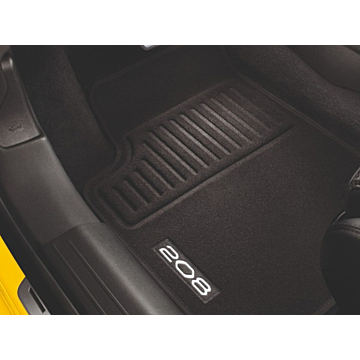 Peugeot 208 (2019 - ..) floor mats velours LHD