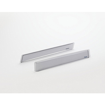 Ford Fusion 2002 - 2012 ClimAir, wind deflector for rear door windows, light grey