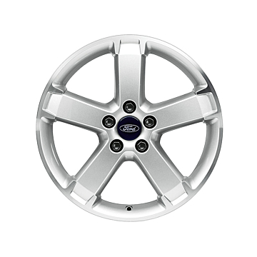 Ford Focus (07/2004 - 12/2010) alloy wheel 17" 5-spoke design, silver