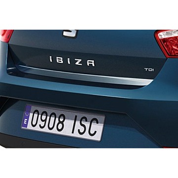 Seat Leon (2015 - 2017) tailgate trim chrome