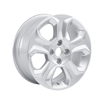 Ford Ecosport (10/2017 - ..) alloy wheel 16" 5-spoke design, Sparkle Silver
