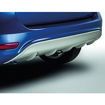 Ford B-MAX (2012 - 2018) skid plate rear bumper silver