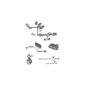Citroen C4 (2020 - ..) 7-way wiring loom for towing equipment without LED lights