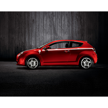 Alfa Romeo Mito sticker black vintage four-leaf clover sticker