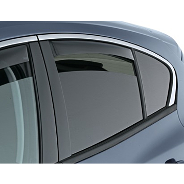 Ford Focus (04/2018 - ..) windgeleiders, zijruit achterportierruiten, zwart