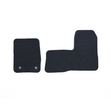 Ford Tourneo Custom 08/2012 - 12/2014 floor mats, premium velours front, black