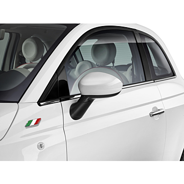 Fiat 500/500c mirror covers white
