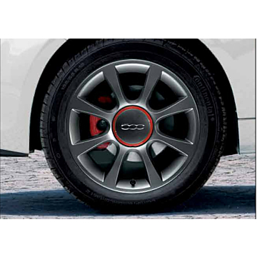 Fiat 500/500c 16" lichtmetalen velg