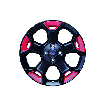 Ford Ka 09/2008 - 2016 Momax alloy wheel inserts red