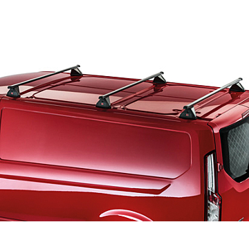 Ford Tourneo Custom / Transit Custom (08/2012 - 09/2015) roof rack middle silver