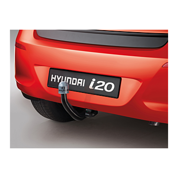 Hyundai i20 3-drs (2012 - 2015) tow bar, horizontal detachable