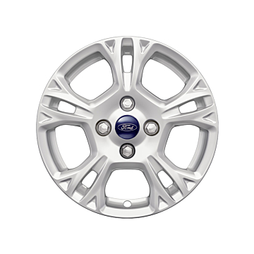 Ford alloy wheel 15" 5-spoke design, sparkle silver