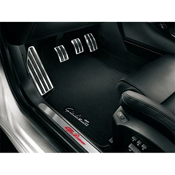Alfa Romeo Giulietta floor mats light grey (RHD) double pin attachment