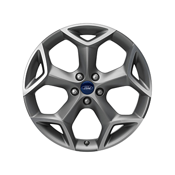 Ford Mondeo (03/2007 - 08/2014) alloy wheel 19" 5-spoke Y-design, Sparkle silver polished