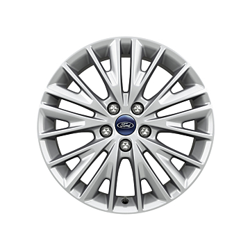 Ford C-MAX (11/2010 - 09/2018) / Focus (01/2011 - 03/2018) alloy wheel 17" 10-spoke Premium design, silver