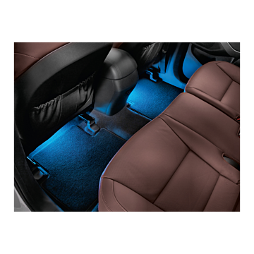 Hyundai i20 3-drs (2012 - 2015) LED footwell illumination, blue, second row