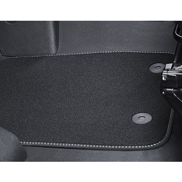 Ford Transit (01/2014 - ..) / Transit Custom (02/2018 - 09/2023) floor mats, standard front, black