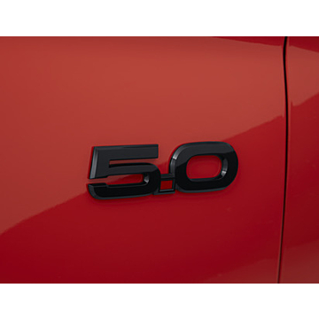 Ford Mustang (03/2015 - 03/2023) 5.0 emblem left side, black
