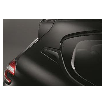 Peugeot 208 (2012 - 2019) stickers rear pillars Dark Chrome