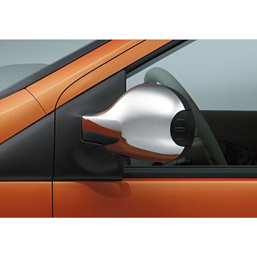 Renault Twingo 2007 - 02/2010 mirror caps chrome