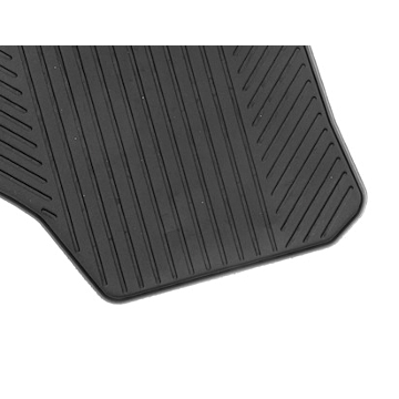 Ford Fiesta 09/2008 - 07/2017 rubber floor mats rear, black