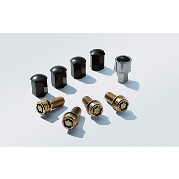 Volkswagen wheel bolt locking set M14