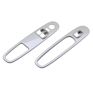 Fiat Grande Punto window control moulding sportline white 2 switches