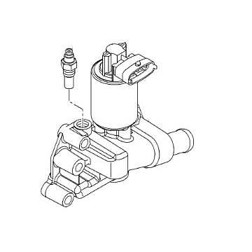 Opel Corsa B / Tigra A EGR-valve