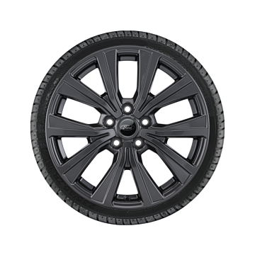 Ford Puma (10/2019 - ..) alloy wheel with winter tire 17", 10-spoke design, Pearl Grey