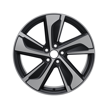 Ford Puma (10/2019 - ..) alloy wheel 19" 5-spoke design, polished matte black