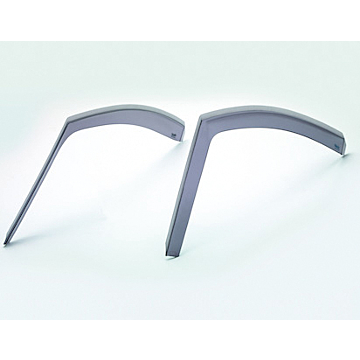Ford Tourneo Courier / Transit Courier (03/2014 - 07/2023) wind deflectors front, light gray