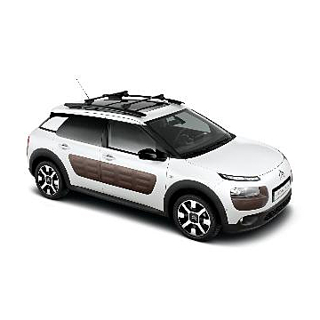 Citroën C4 Cactus roof base carrier (withroof rails)