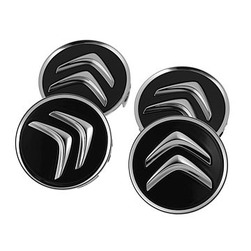 Citroën hub caps black