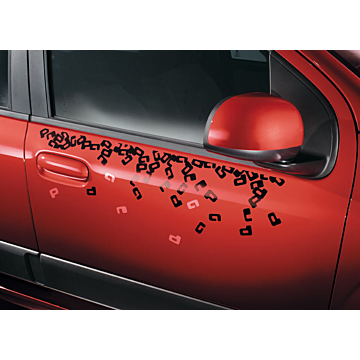 Fiat Panda 2011 - .. sticker lettering