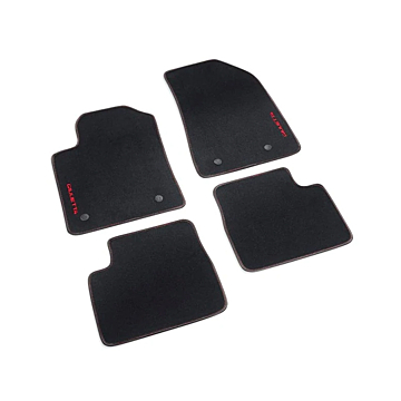 Alfa Romeo Giulietta floor mats red (RHD) double pin attachment
