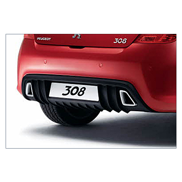 Peugeot 308 (2007 - 2013) diffusor only with sport rear bumper