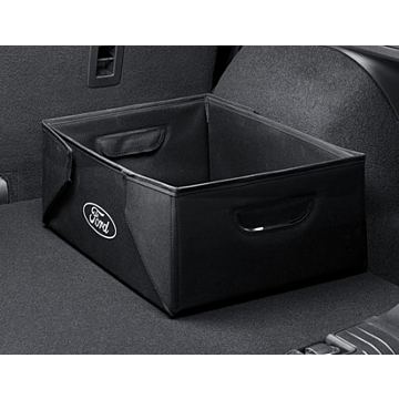 Ford collapsible transport box black fabric, with white Ford oval on both sides