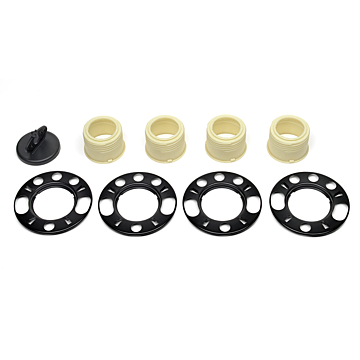 Peugeot fixing kit for 17" secure wheels trims Gris Etincelle
