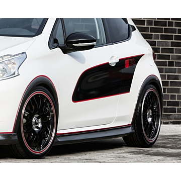 Musketier Peugeot 208 side skirts carbon-look