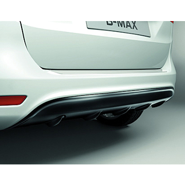 Ford B-MAX (2012 - 2018) skid plate rear bumper black