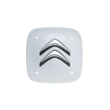 Citroen naafkappen set van 4 wit vierkant