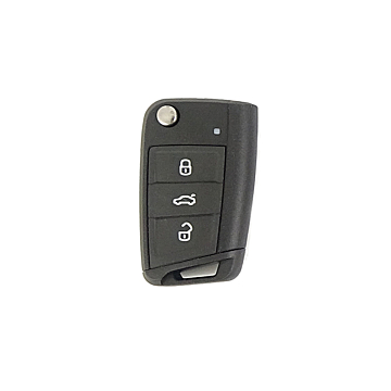 Volkswagen folding key with 3 buttons