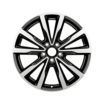 Ford Kuga (09/2016 - 11/2019) alloy wheel 18" 5 x 2-spoke V design, black machined