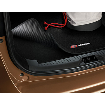 Ford B-MAX 2012 - 2018 luggage compartment mat black, with B-MAX logo