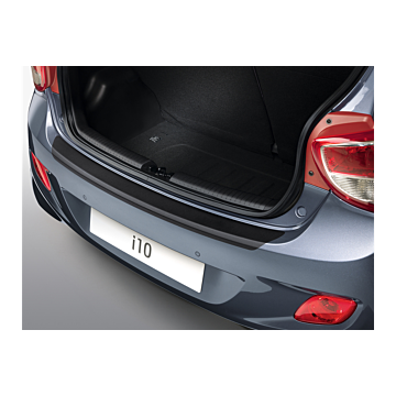 Hyundai i10 (2014 - 2017) rear bumper protection foil, black